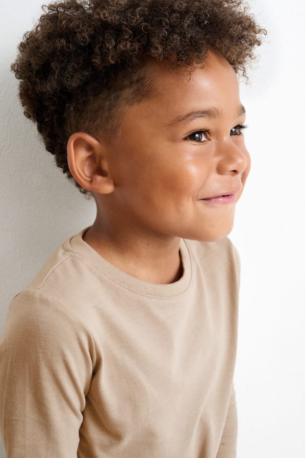 Bambini - Maglia a maniche lunghe - beige