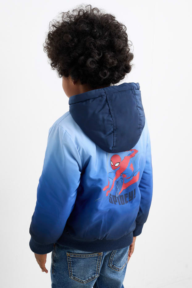 Nen - Spider-Man - caçadora amb caputxa - blau