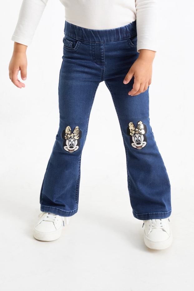 Nena - Minnie Mouse - Flared jeans - texà blau fosc