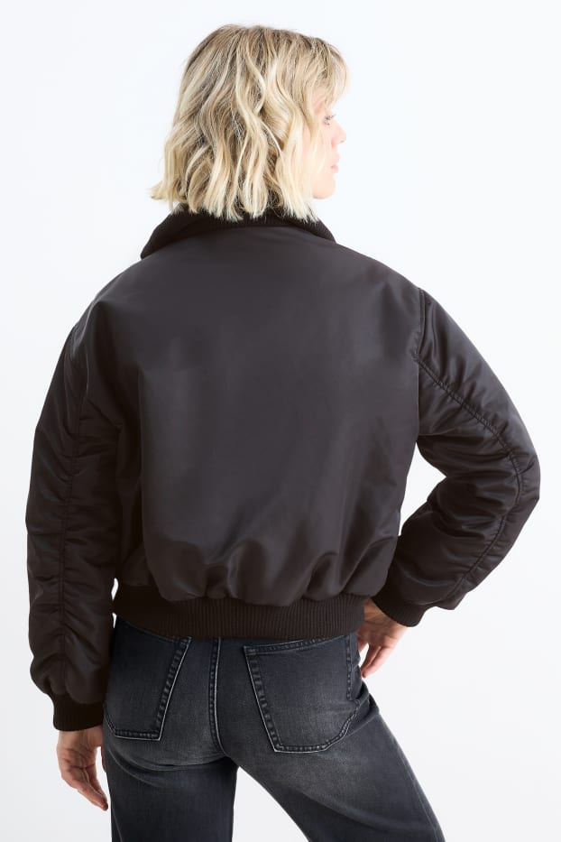 Femmes - Blouson aviateur - noir