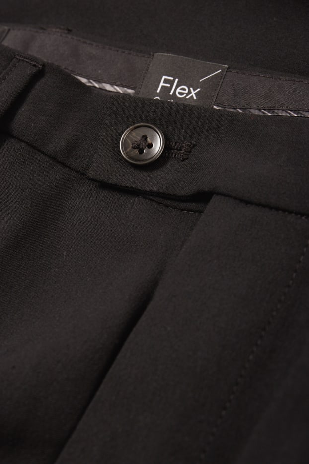 Herren - Baukasten-Hose - Body Fit - Flex - 4 Way Stretch - LYCRA® - schwarz
