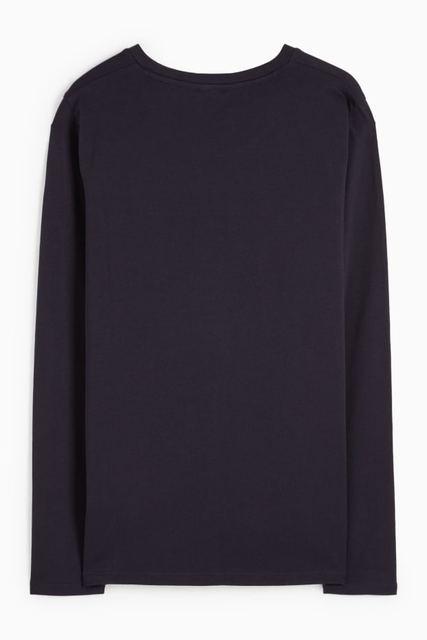 Donna - Maglia a maniche lunghe per allattamento - blu scuro