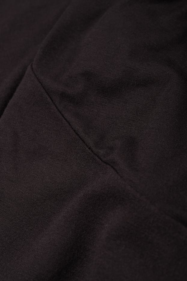Damen - Umstands-Leggings - Thermoleggings - schwarz