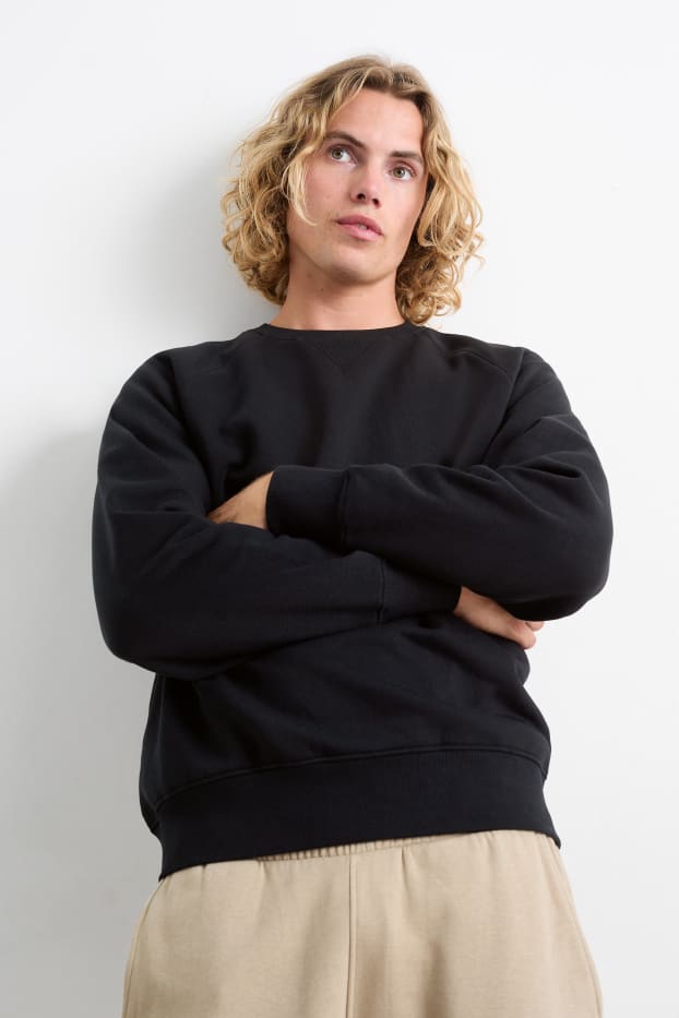 Hommes - Sweat - noir