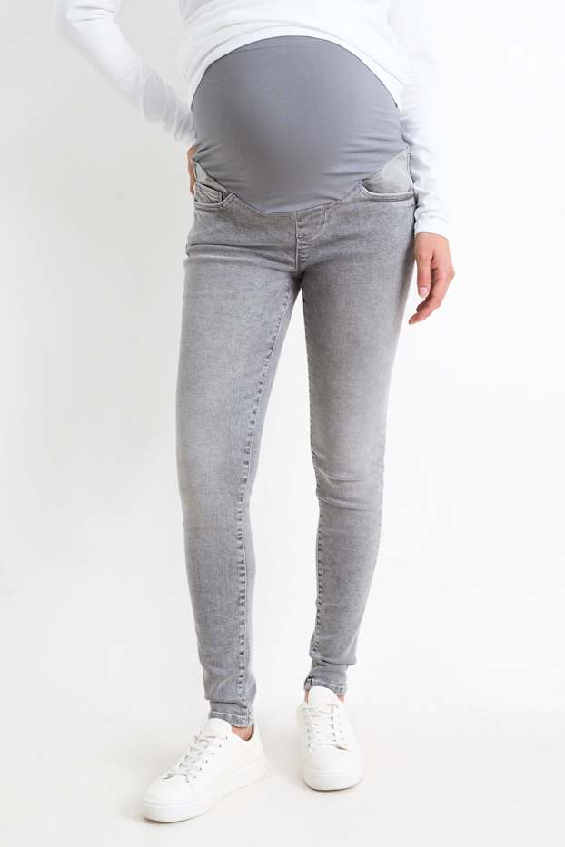 Donna - Jeans premaman - jeans skinny - LYCRA® - jeans grigio chiaro