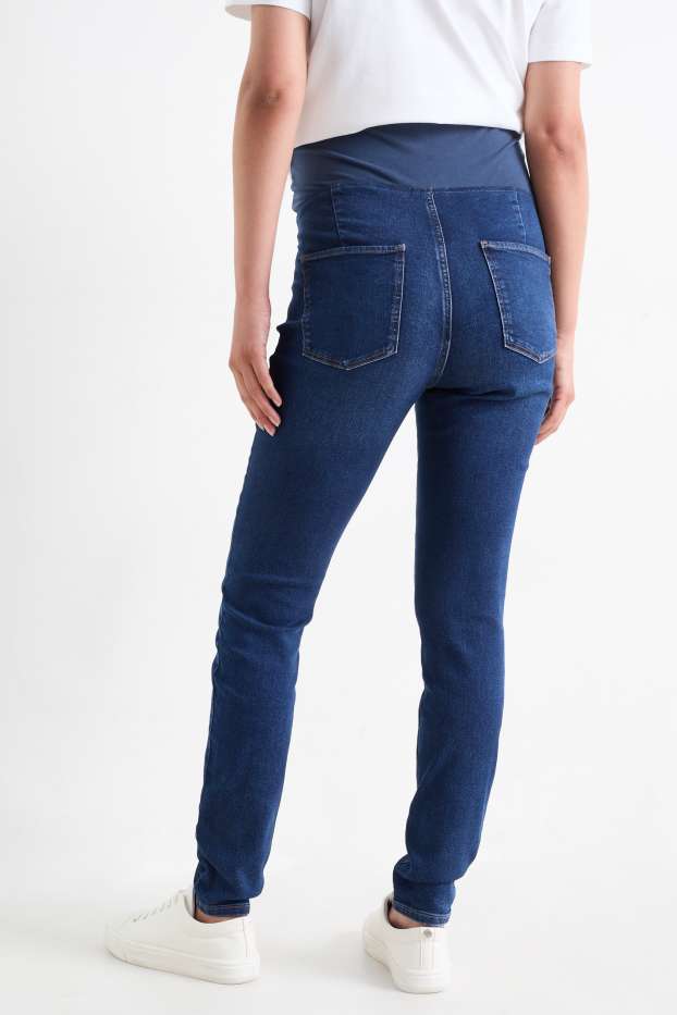 Damen - Umstandsjeans - Jegging Jeans - dunkeljeansblau