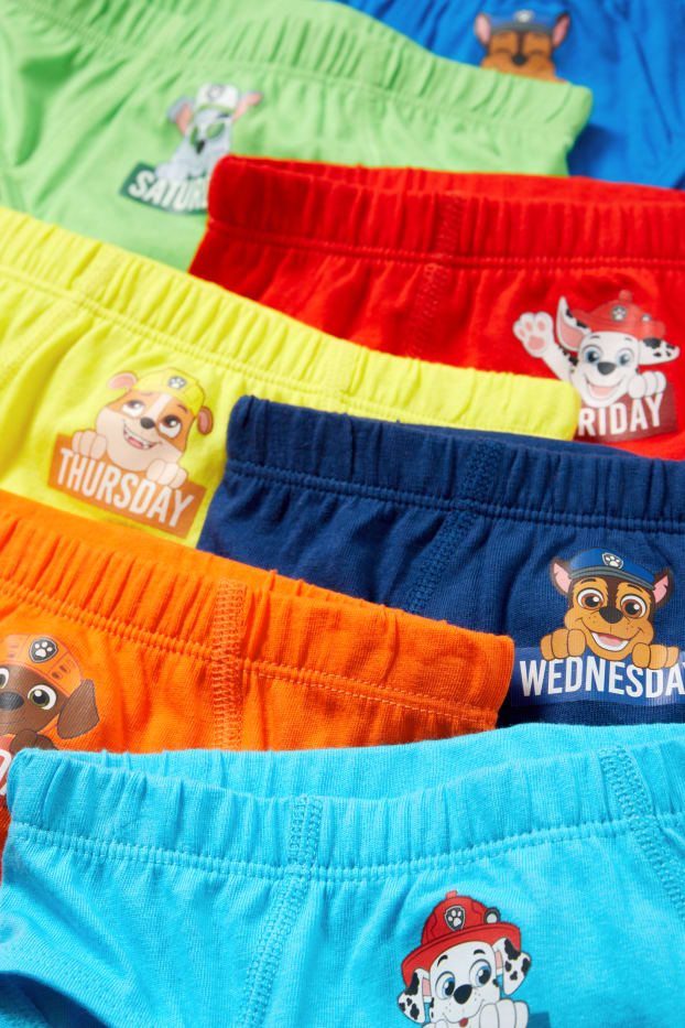 Kinderen: jongens - Set van 7 - PAW Patrol - slip - blauw
