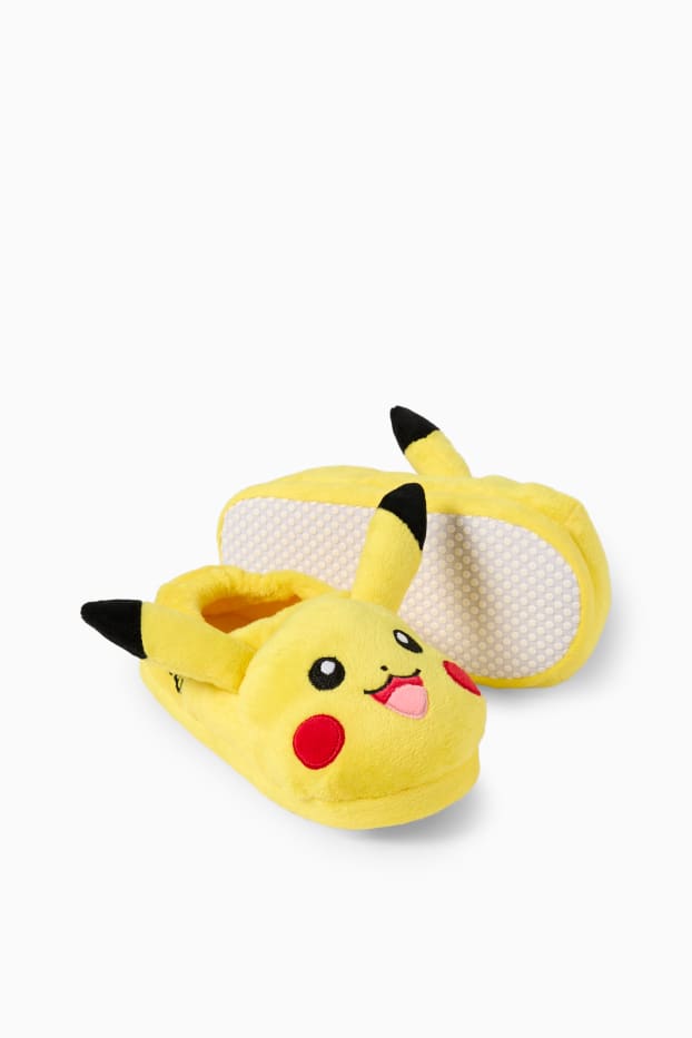 Copii - Băieți - Pokémon - papuci de casă - galben