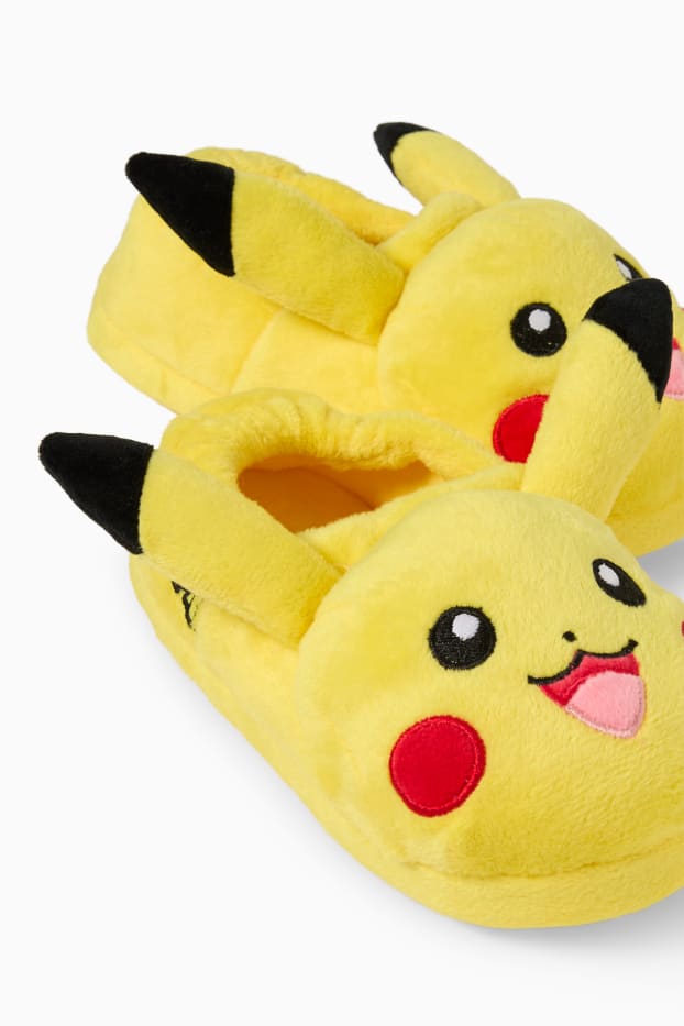 Copii - Băieți - Pokémon - papuci de casă - galben