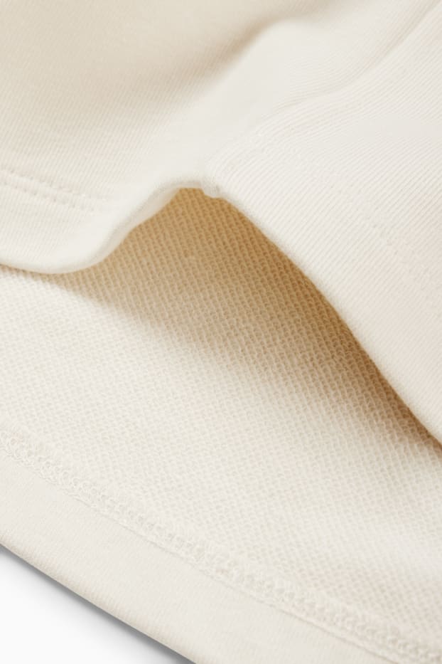 Dámské - Teplákové kalhoty - krémově bílá