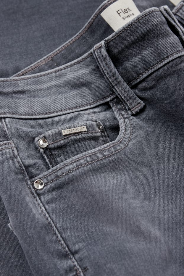 Donna - Slim jeans - vita media - jeans modellanti - LYCRA® - jeans grigio