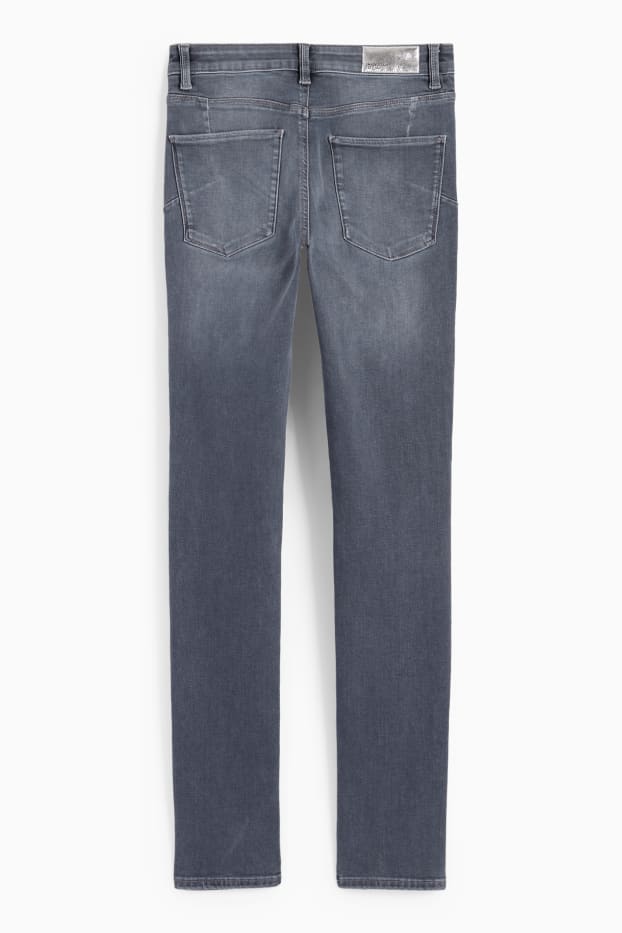 Donna - Slim jeans - vita media - jeans modellanti - LYCRA® - jeans grigio
