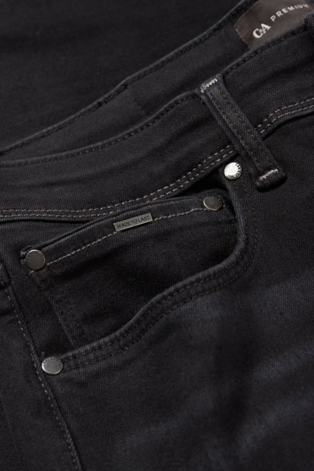 Bărbați - Slim jeans - negru