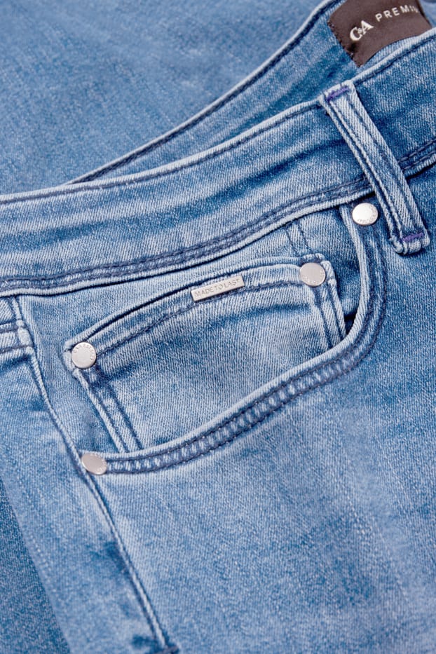 Pánské - Slim jeans - džíny - modré