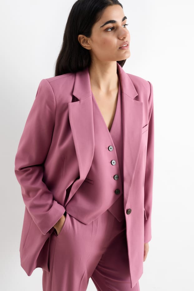 Dona - Longblazer oversized - violeta