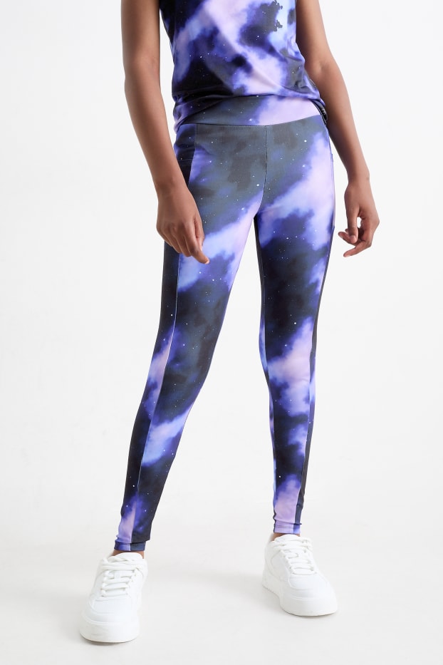 Children Girls - Multipack of 2 - leggings - black