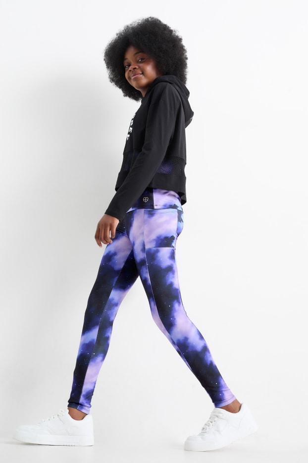 Children Girls - Multipack of 2 - leggings - black