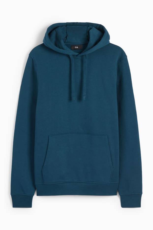 Hommes - Sweat à capuche - bleu foncé