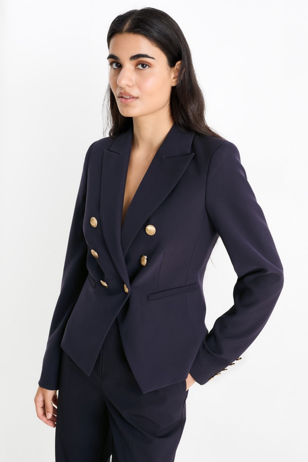 Dona - Blazer formal - entallat - blau fosc