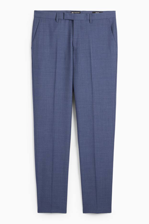 Home - Pantalons combinables - regular fit - estampats - blau fosc
