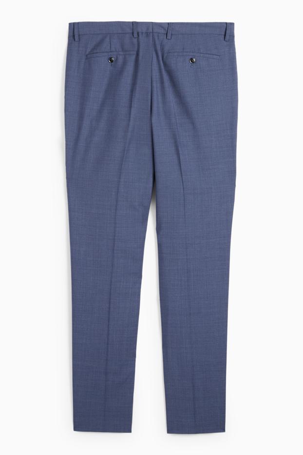 Home - Pantalons combinables - regular fit - estampats - blau fosc