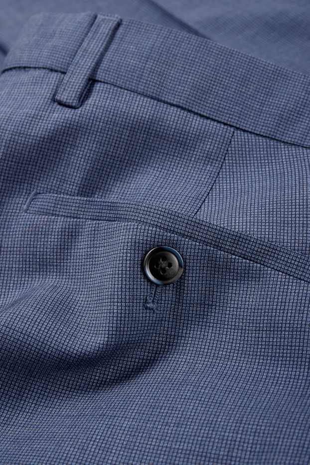 Home - Pantalons combinables - regular fit - estampats - blau fosc