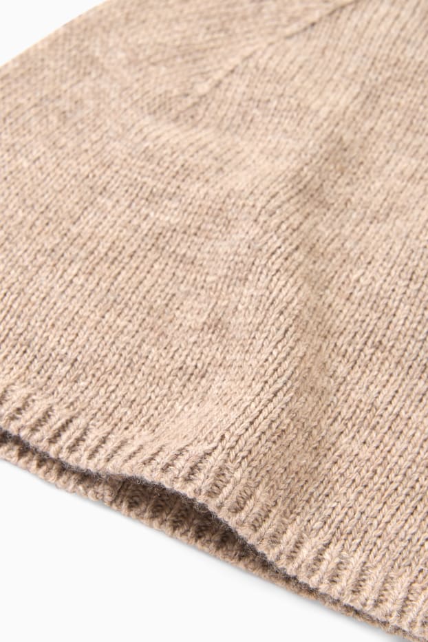 Damen - Beanie - beige