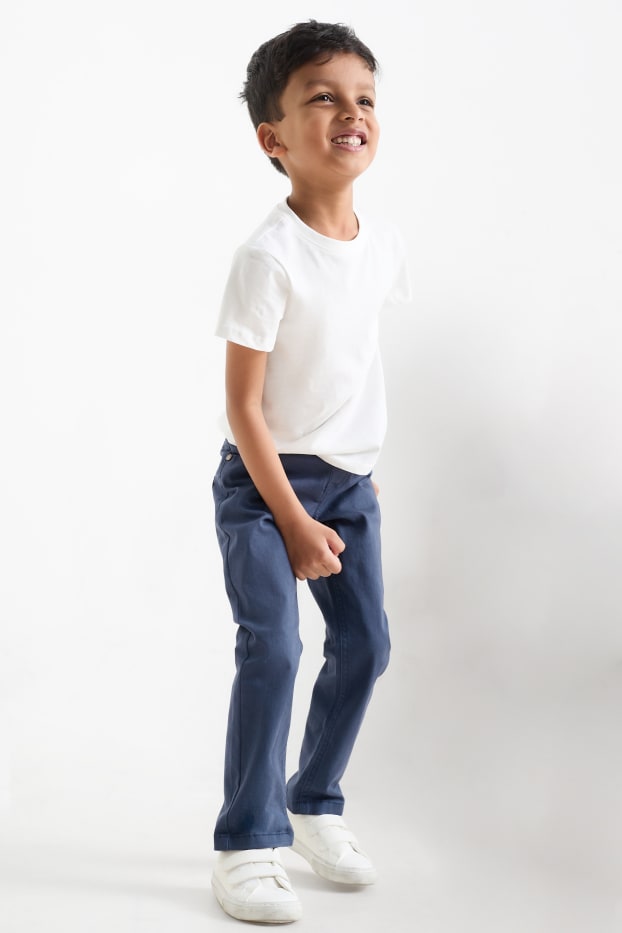 Nen - Paquet de 2 - slim texans - blau/beix