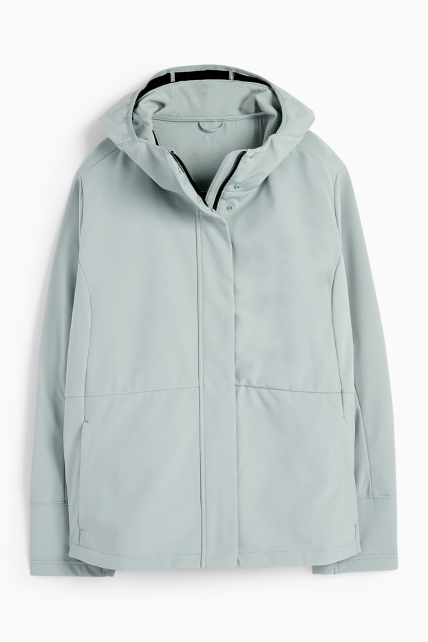 Dona - Jaqueta softshell amb caputxa - resistent a l’aigua Jaqueta - 4 Way Stretch - verd menta