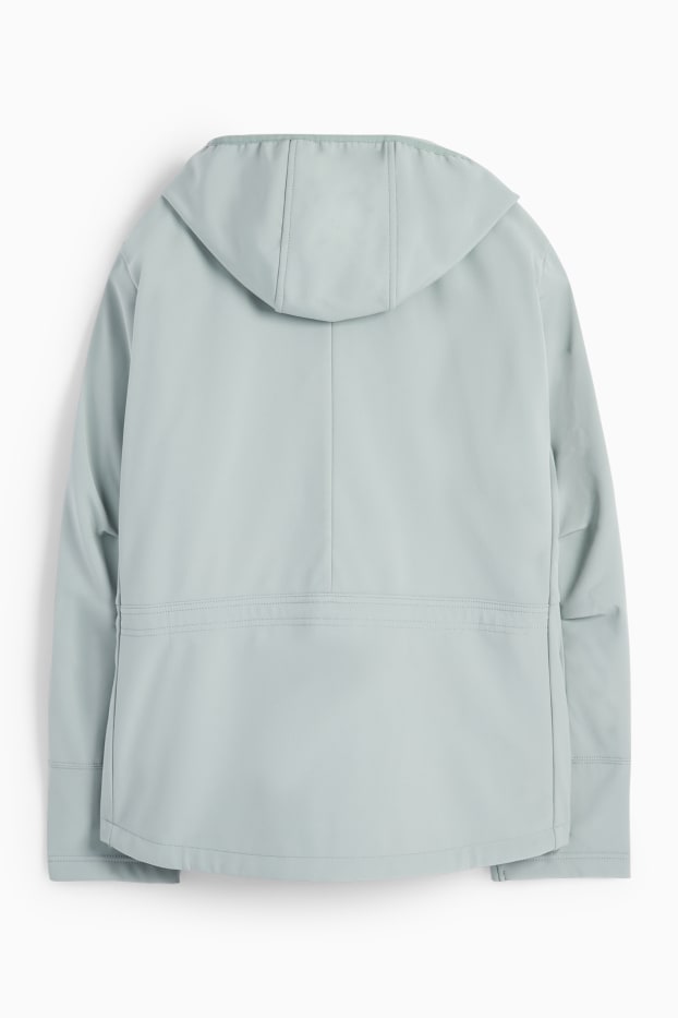 Dona - Jaqueta softshell amb caputxa - resistent a l’aigua Jaqueta - 4 Way Stretch - verd menta