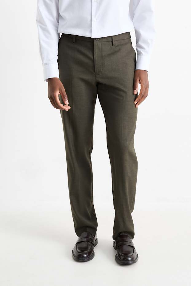 Home - Pantalons combinables - regular fit - Flex - verd fosc