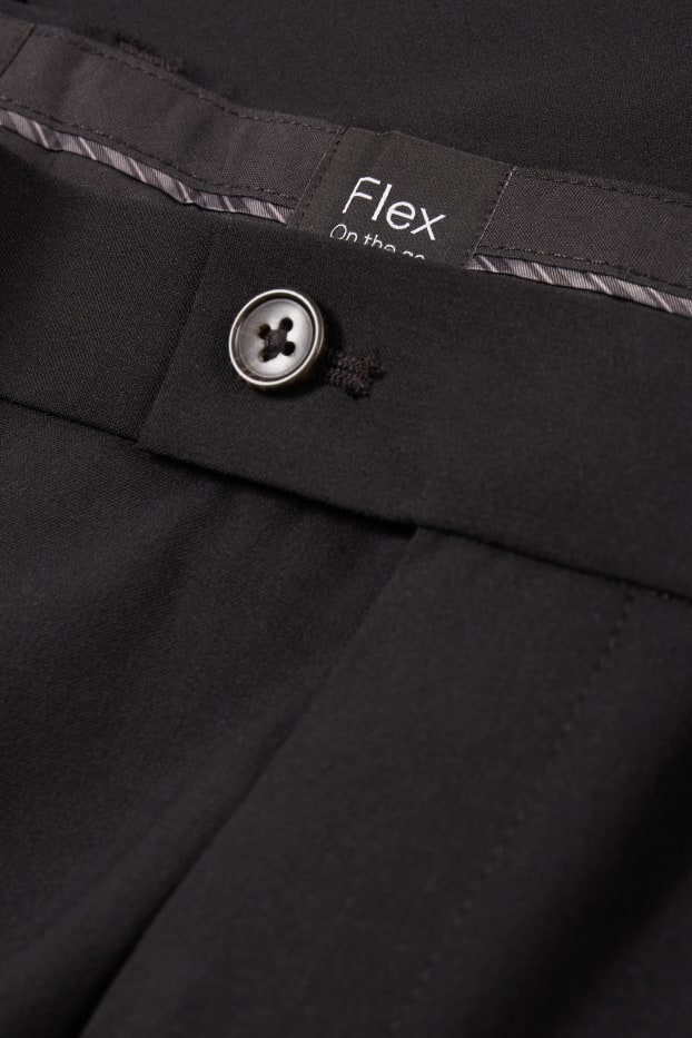 Home - Pantalons combinables - regular fit - Flex - 4 Way Stretch - LYCRA® - negre