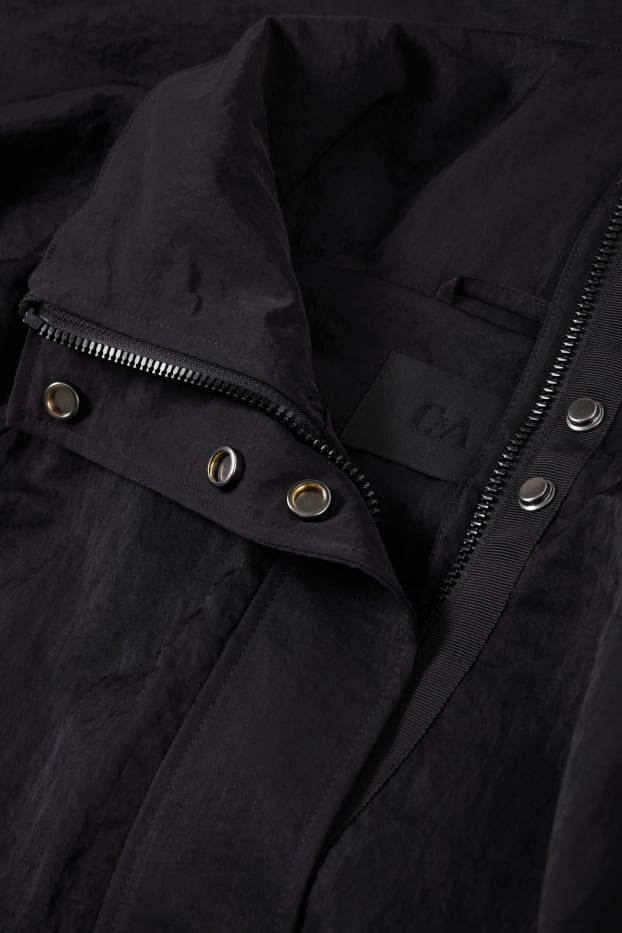 Femmes - Parka à capuche - noir