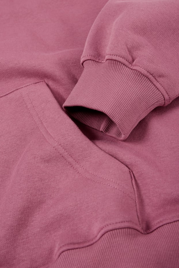 Herren - Oversized-Hoodie - violett
