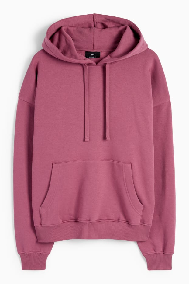 Herren - Oversized-Hoodie - violett