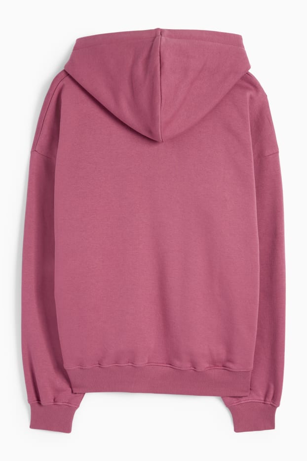 Herren - Oversized-Hoodie - violett