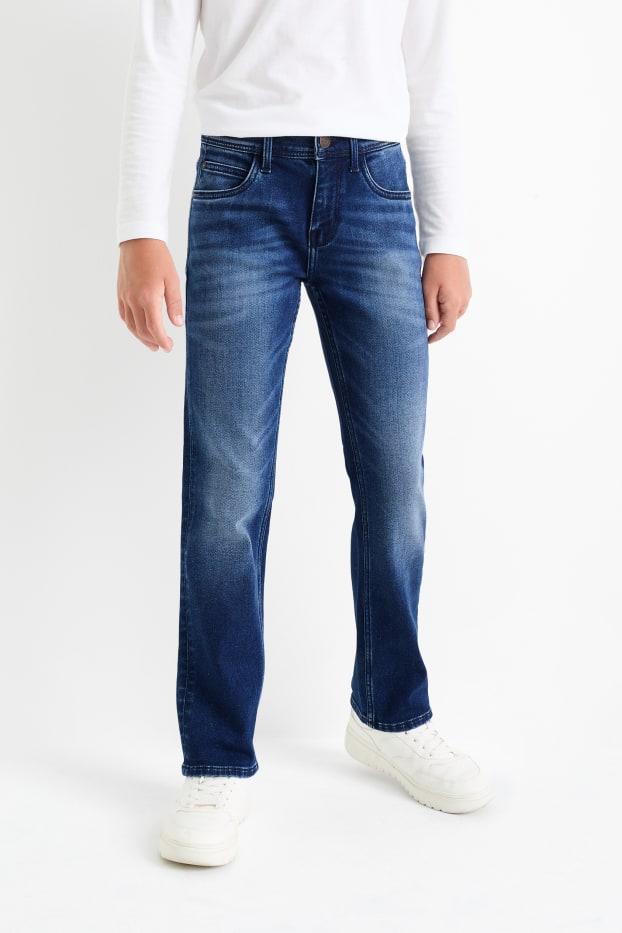 Copii - Băieți - Straight jeans - jog denim - denim-albastru închis