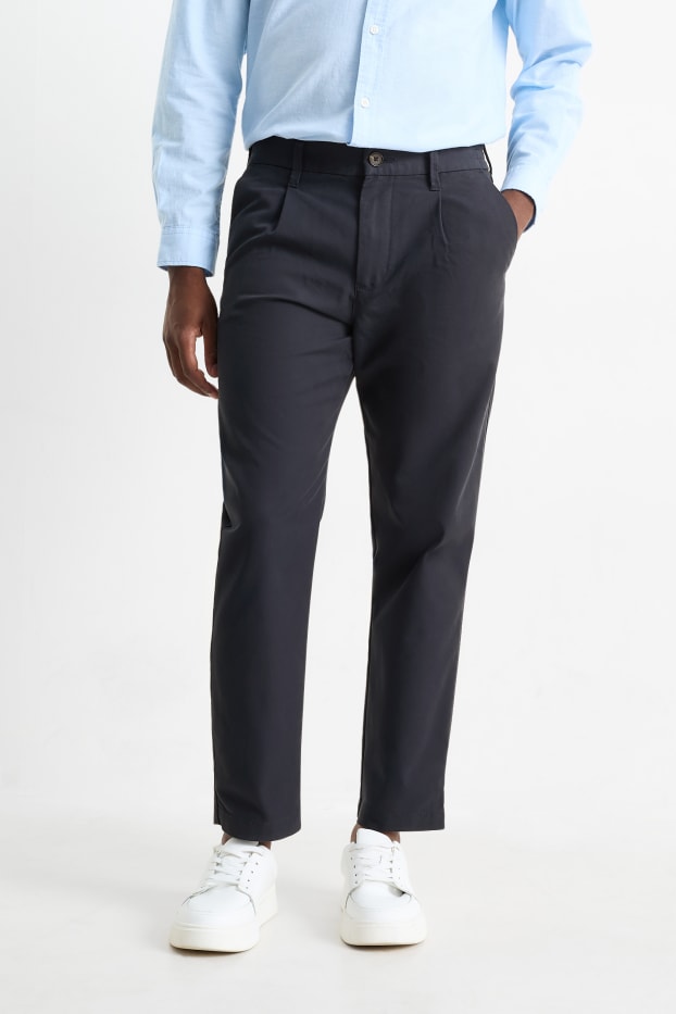 Herren - Chino - Tapered Fit - dunkelblau