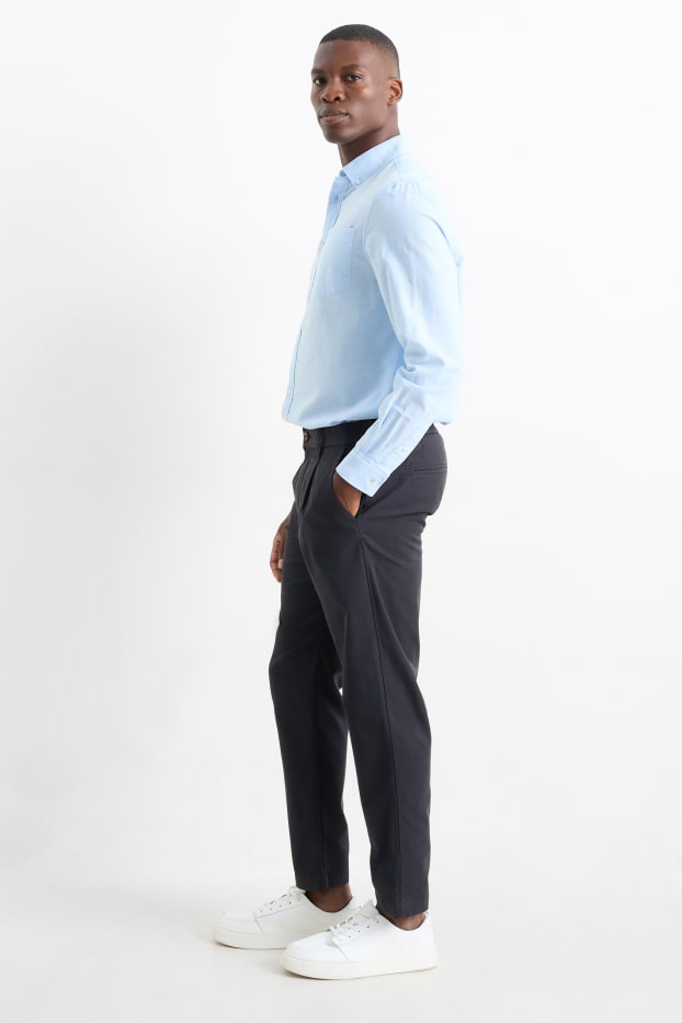 Herren - Chino - Tapered Fit - dunkelblau