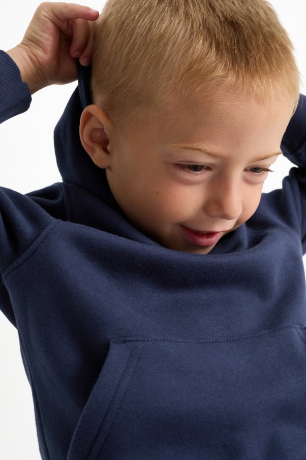 Kinderen: jongens - Hoodie - donkerblauw