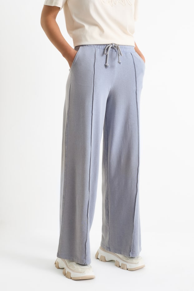 Dames - Joggingbroek - lichtblauw