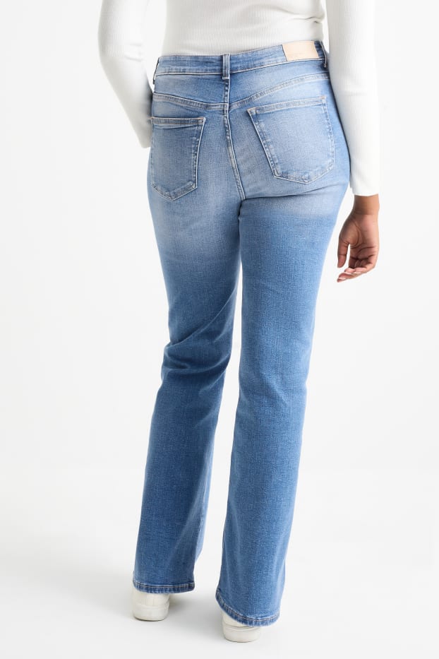Femmes - Flared jean - high waist - LYCRA® - jean bleu