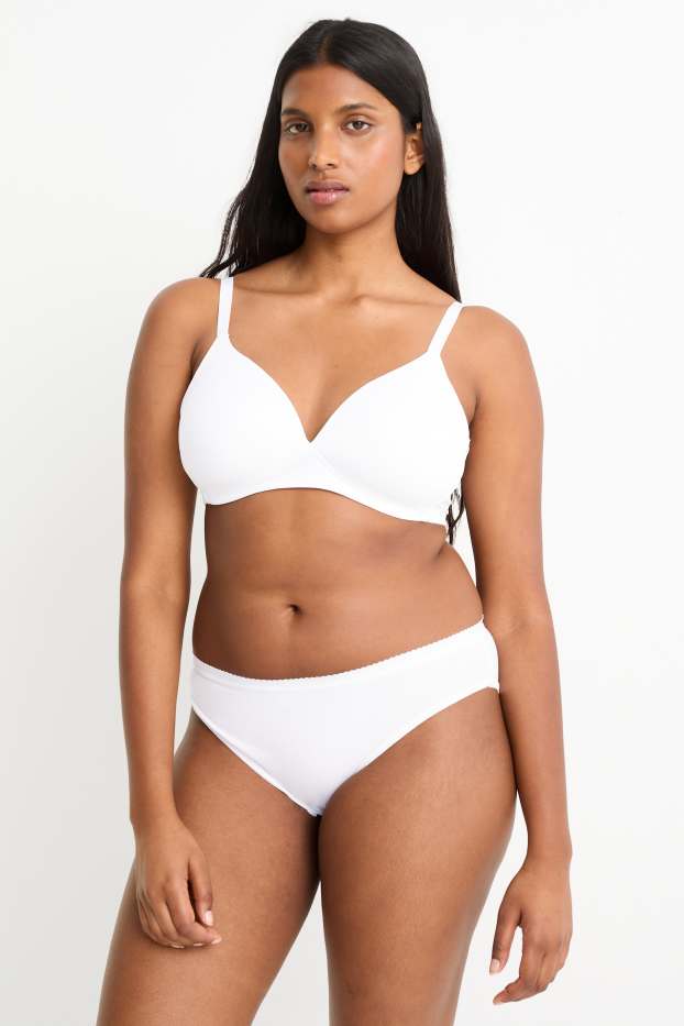 Damen - Multipack 4er - Slip - weiß