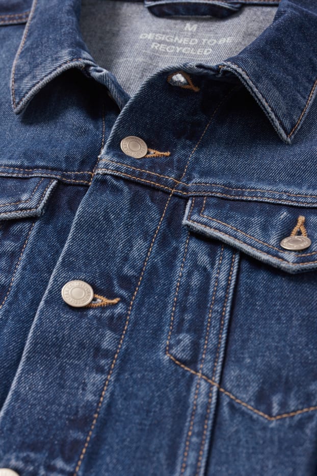 Bărbați - Jachetă din denim - denim-albastru