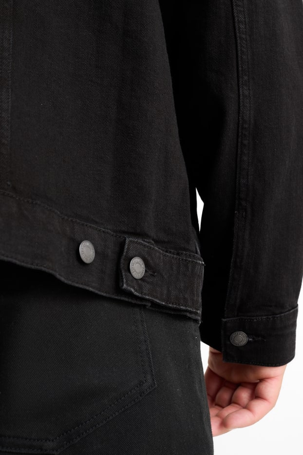 Bărbați - Jachetă din denim - negru