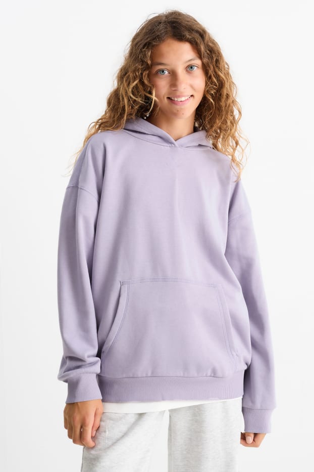 Kinder Mädchen - Hoodie - hellviolett