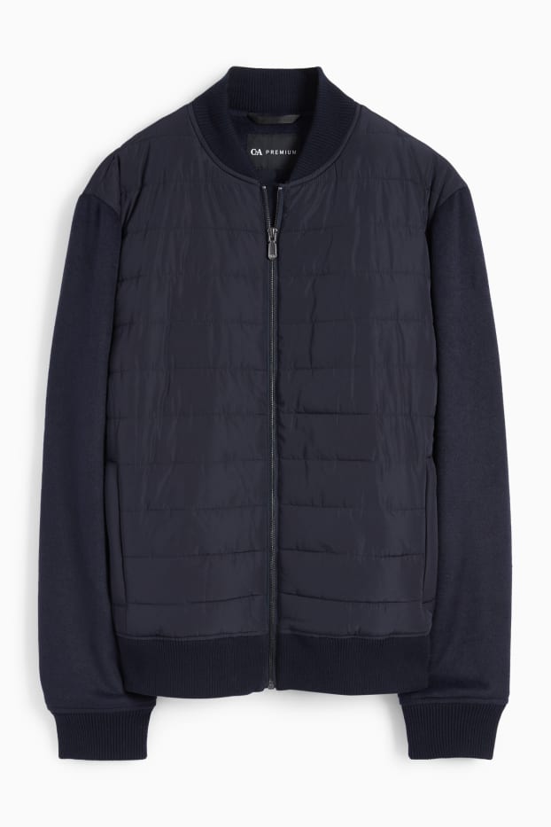 Herren - Stepp-Blouson - schwarz