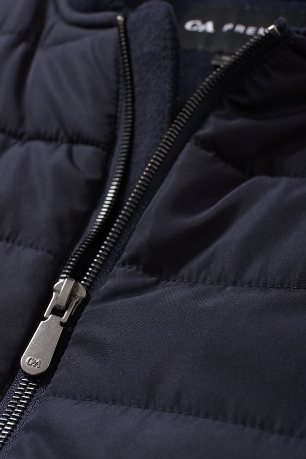 Herren - Stepp-Blouson - schwarz