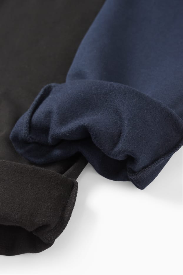 Pánské - Teplákové kalhoty - tmavomodrá