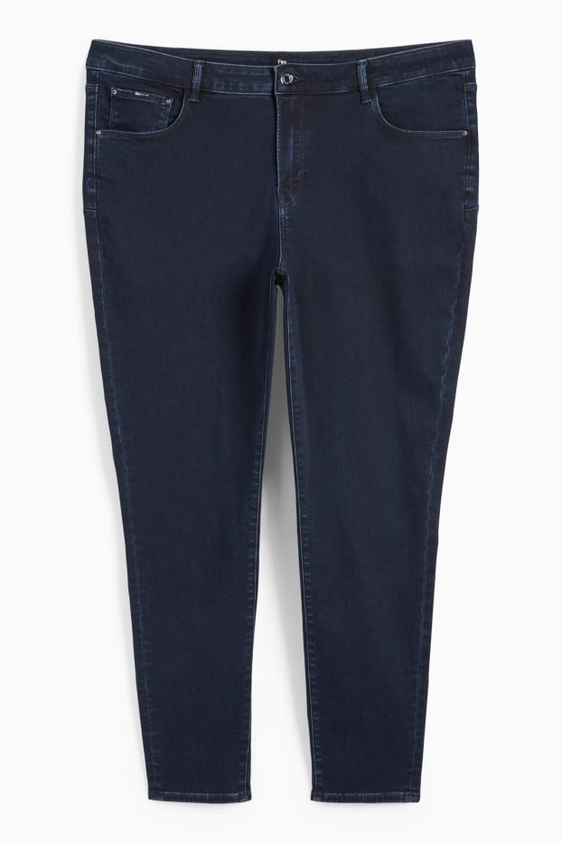 Femmes - Skinny jean - mid waist - jean galbant - LYCRA® - jean bleu foncé